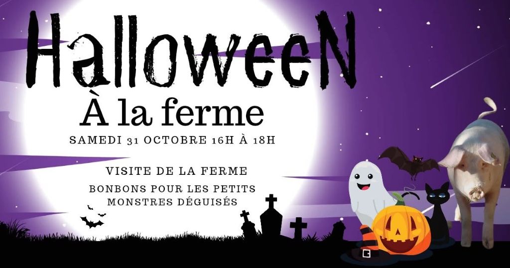 Halloween, visite de la ferme