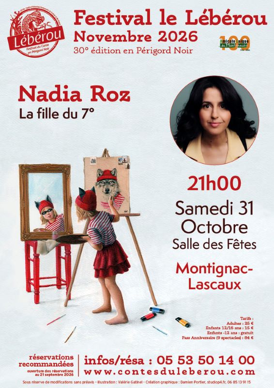 Festival Le Lébérou - Seule en scène - La fille du 7ème (Nadia Roz)