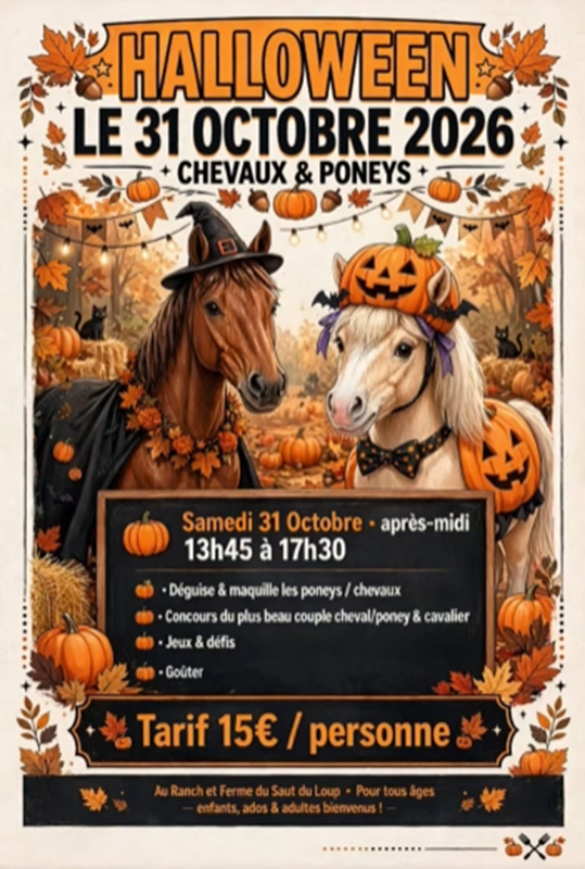 Halloween - Au ranch et Ferme du Saut du Loup