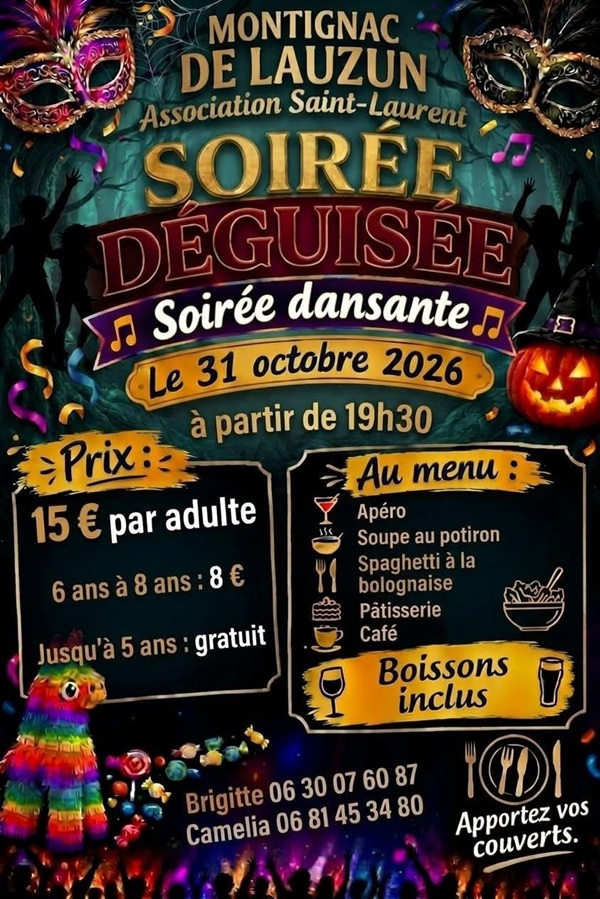 ANNULÉ - Soirée dansante Halloween