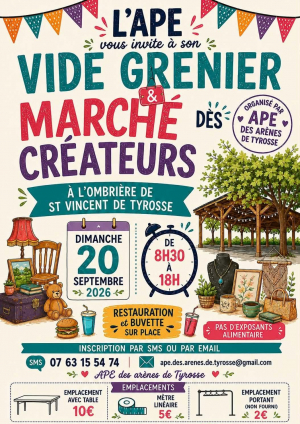 Vide-grenier et marché des créateurs