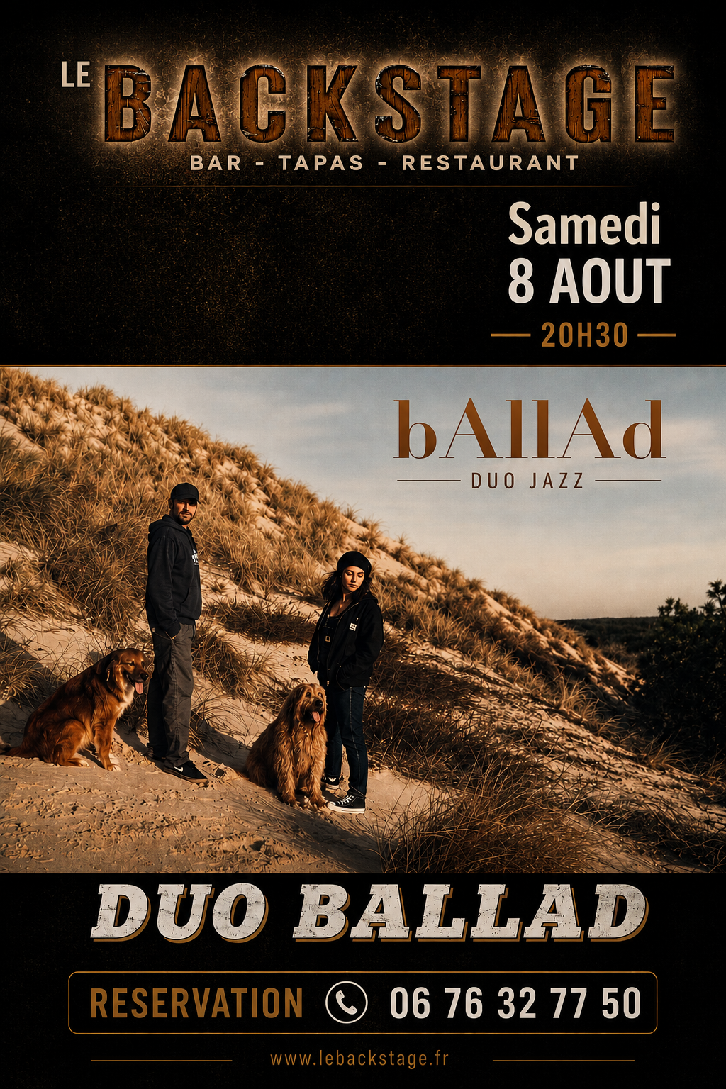 Concert Duo Ballad au Backstage