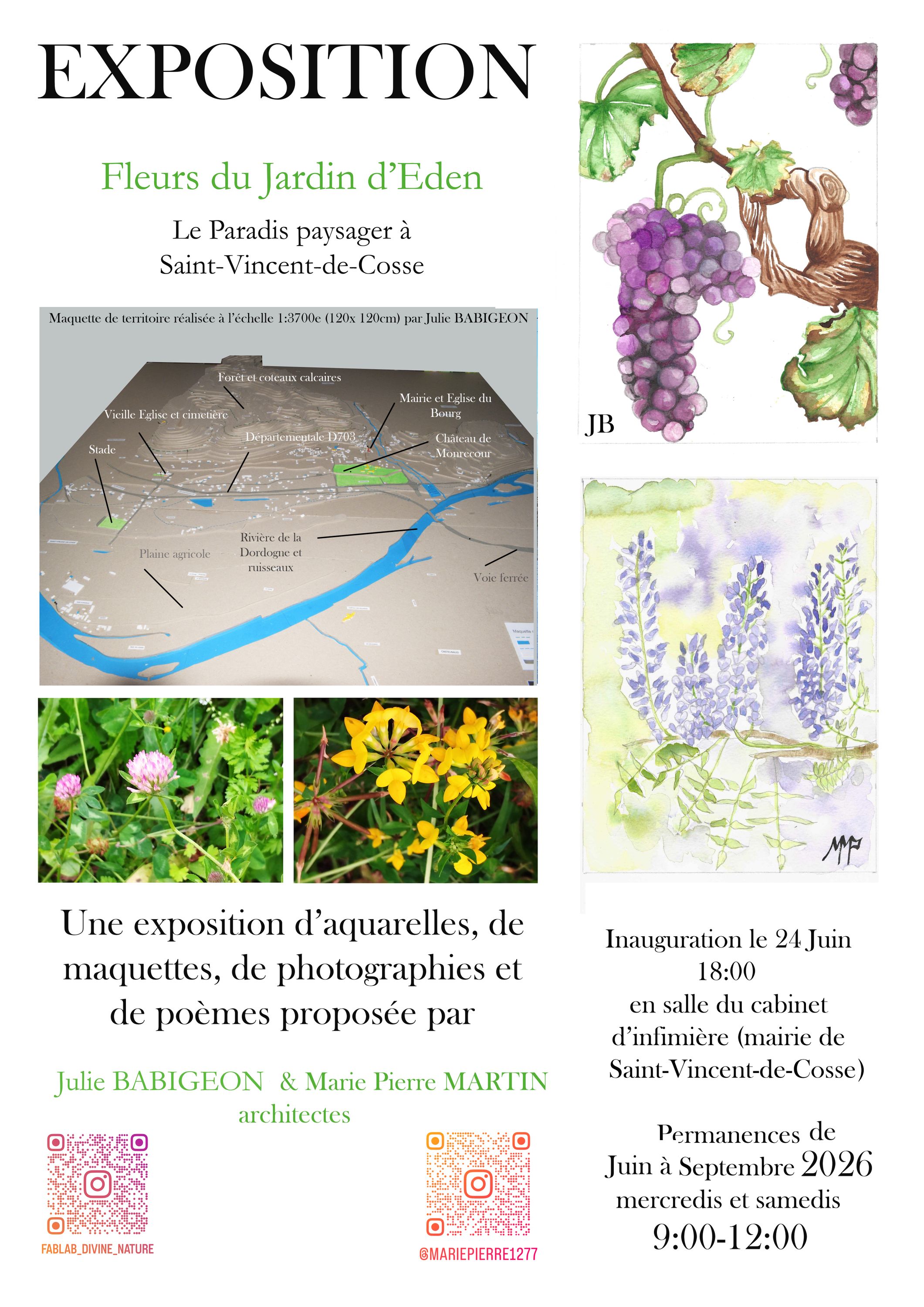 Exposition : Fleurs du Jardin d'Eden