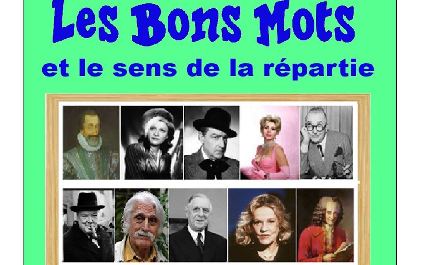 Conférence de l’UTL : Les Bons Mots et le sens de la répartie