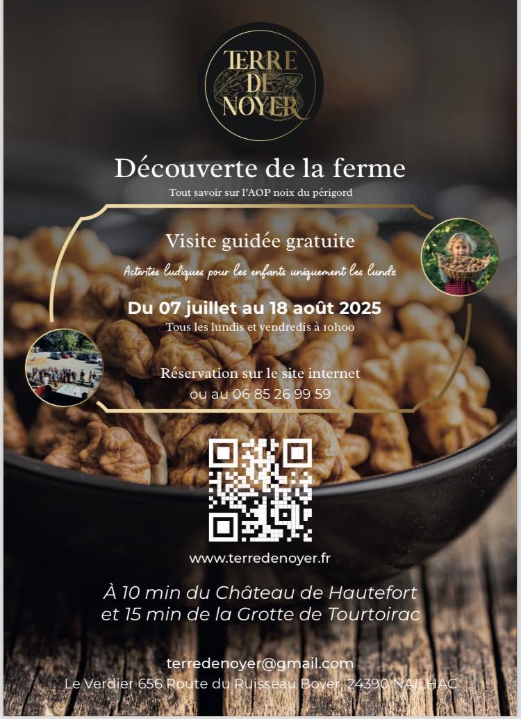 Visite ferme "Terre de Noyer"