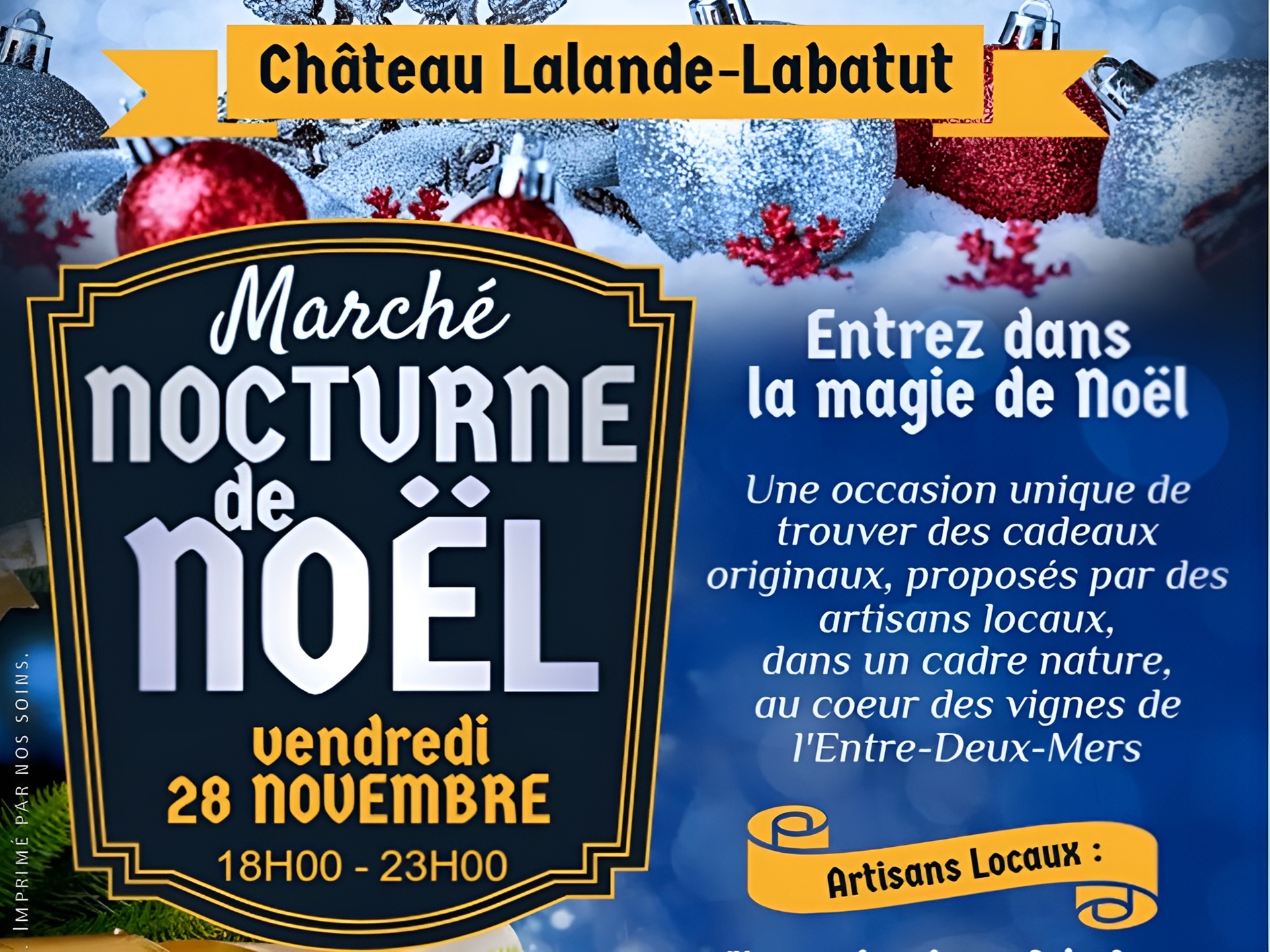 Marché nocturne de Noël