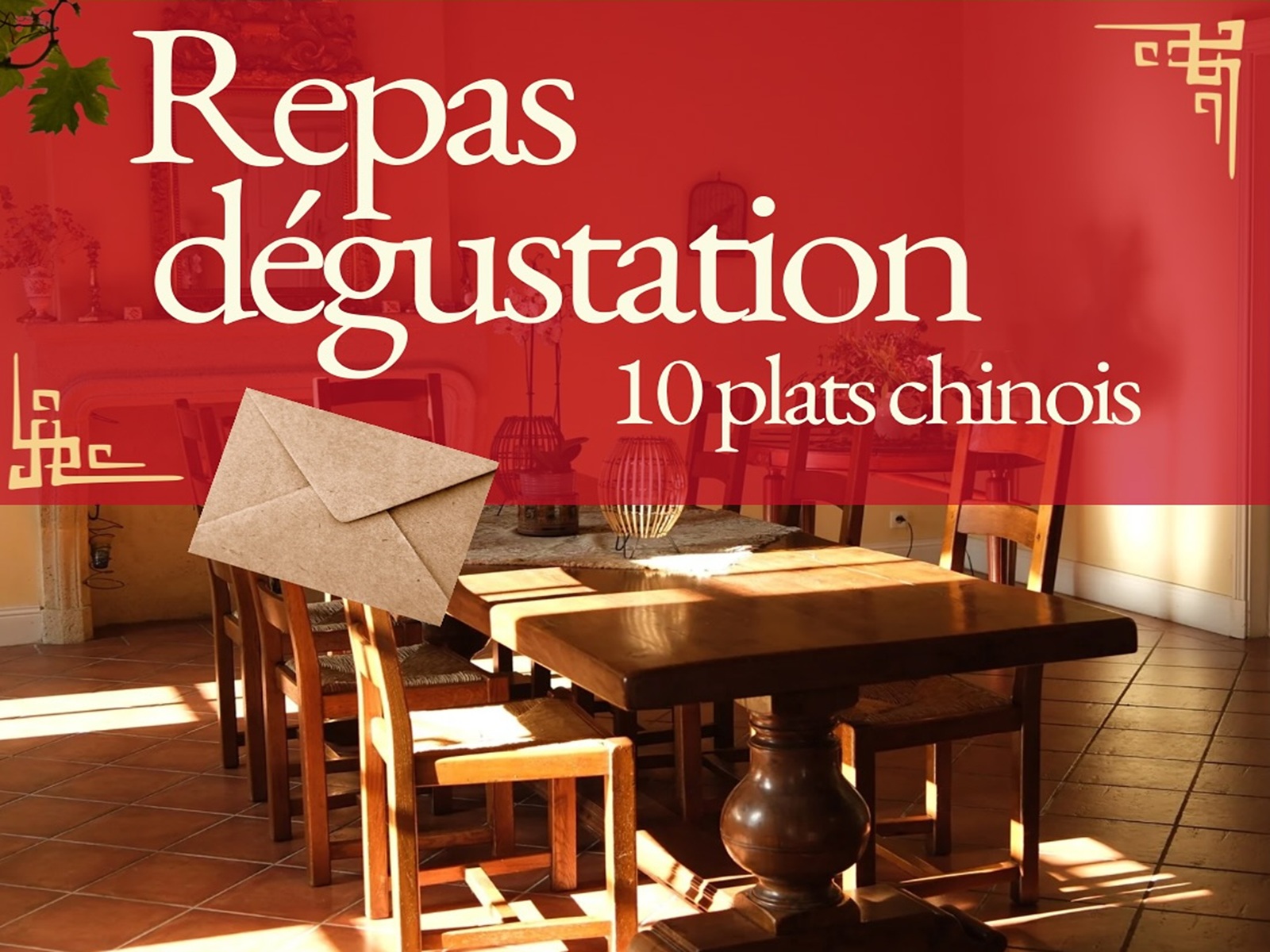 Repas dégustation de plats chinois au Château Vrai Caillou