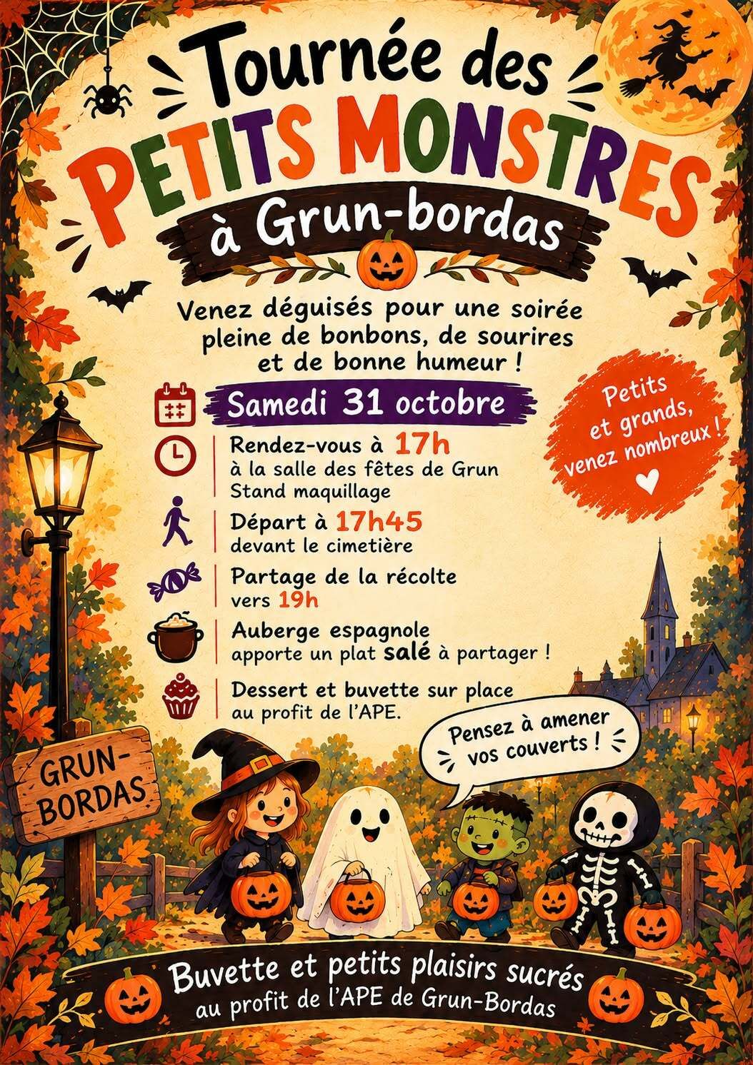 Tournée des Petits Monstres à Grun Bordas