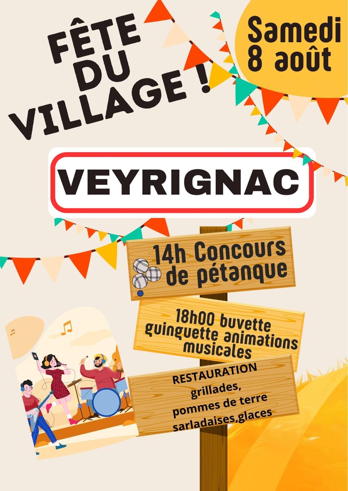 Fête du village à Veyrignac