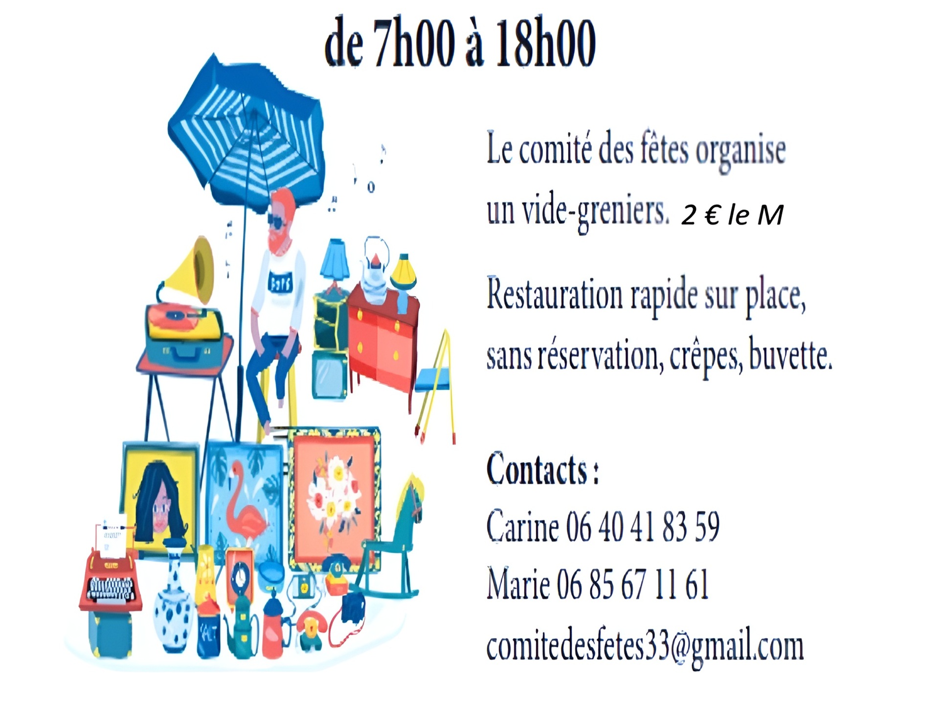 Vide-grenier et marché artisanal