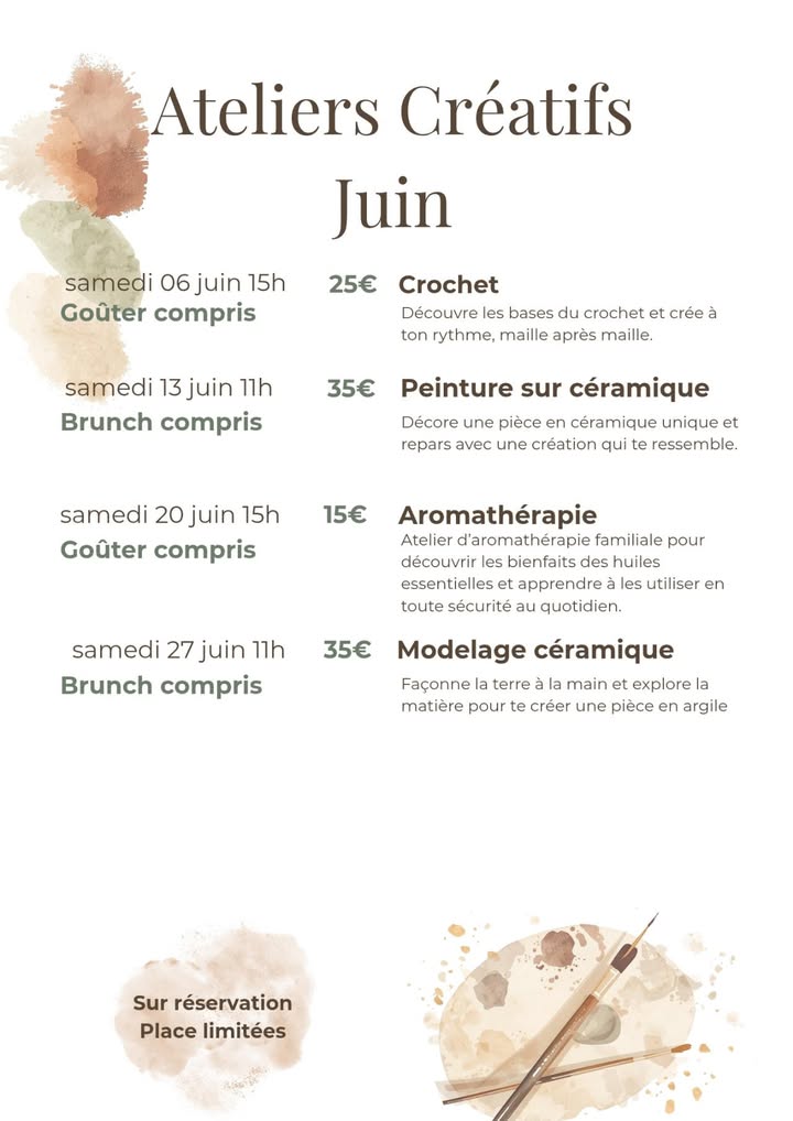 Initiation Aromathérapie et goûter - Maison Tarte