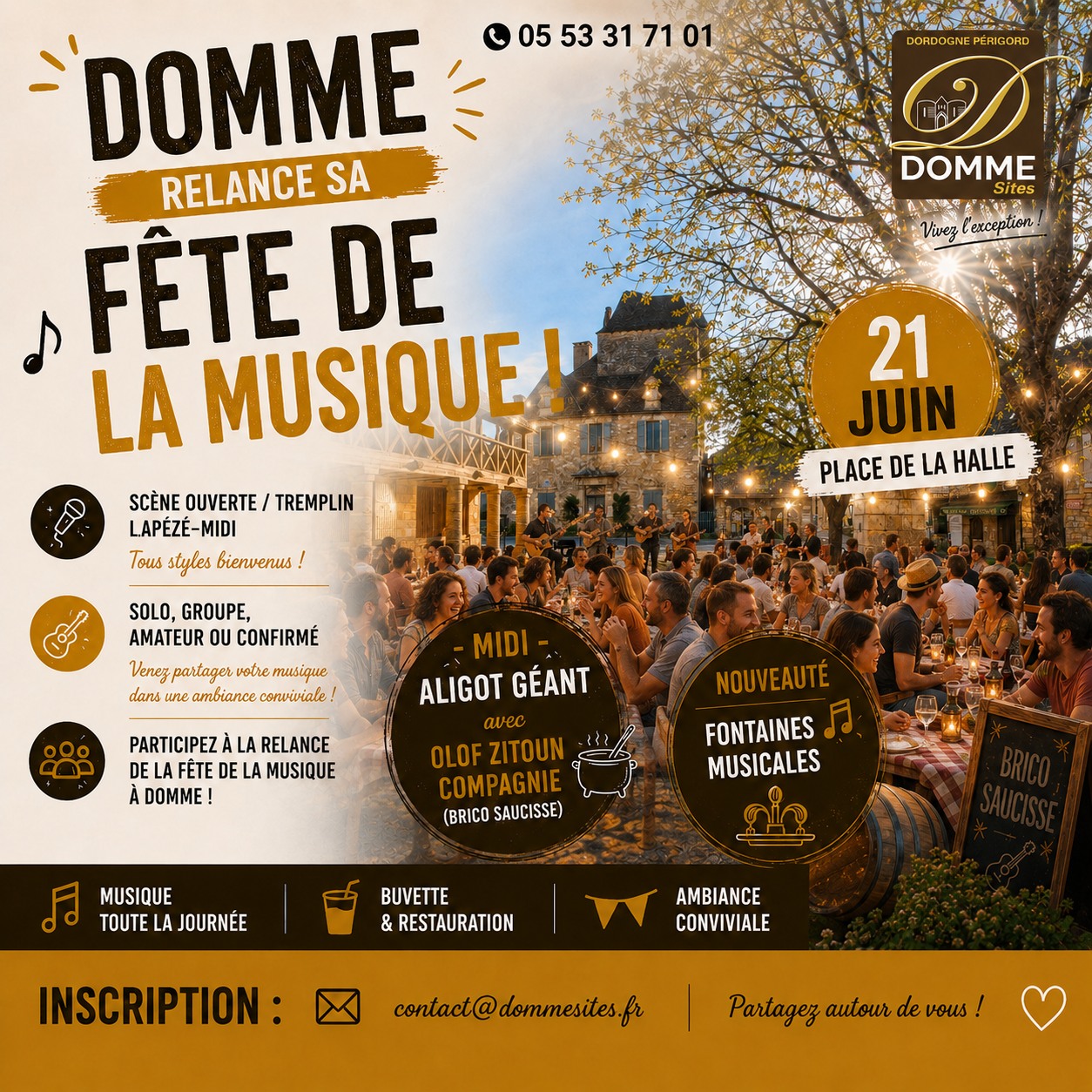 Domme relance sa fête de la musique