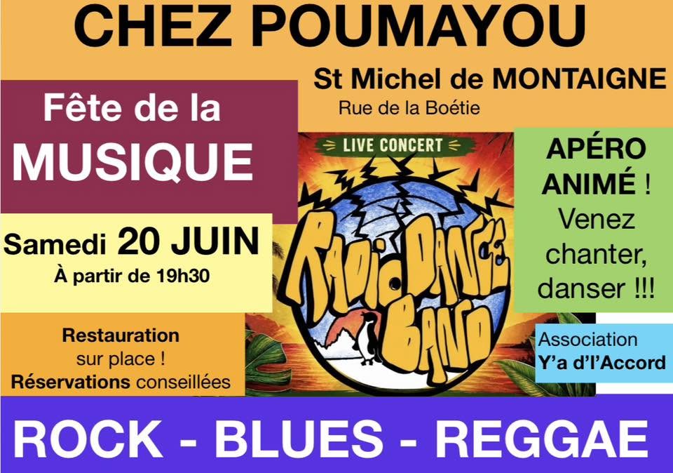 Fête de la musique Chez poumayou St michel de  ...
