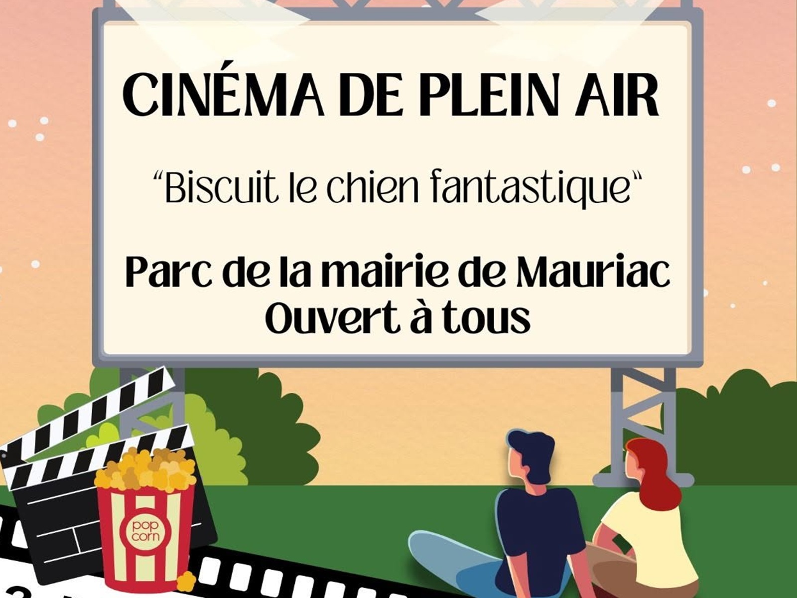 Cinéma en plein air : 