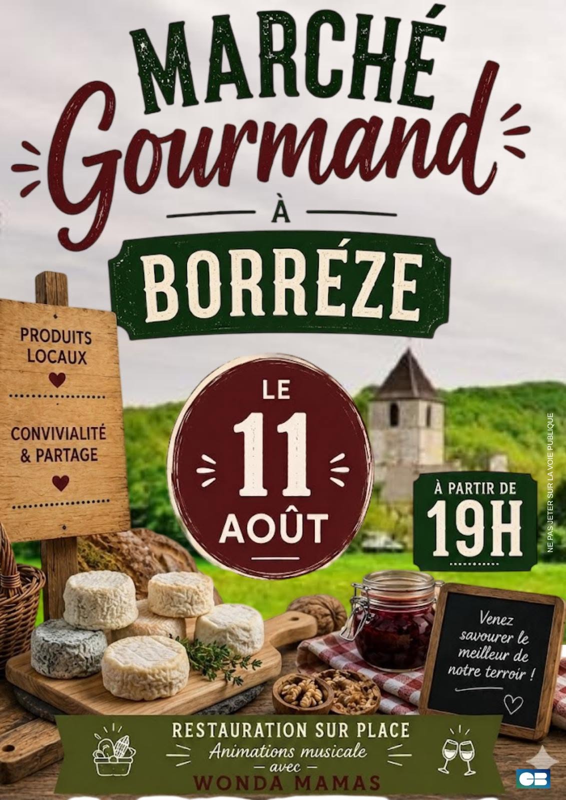 Marché Gourmand à Borrèze