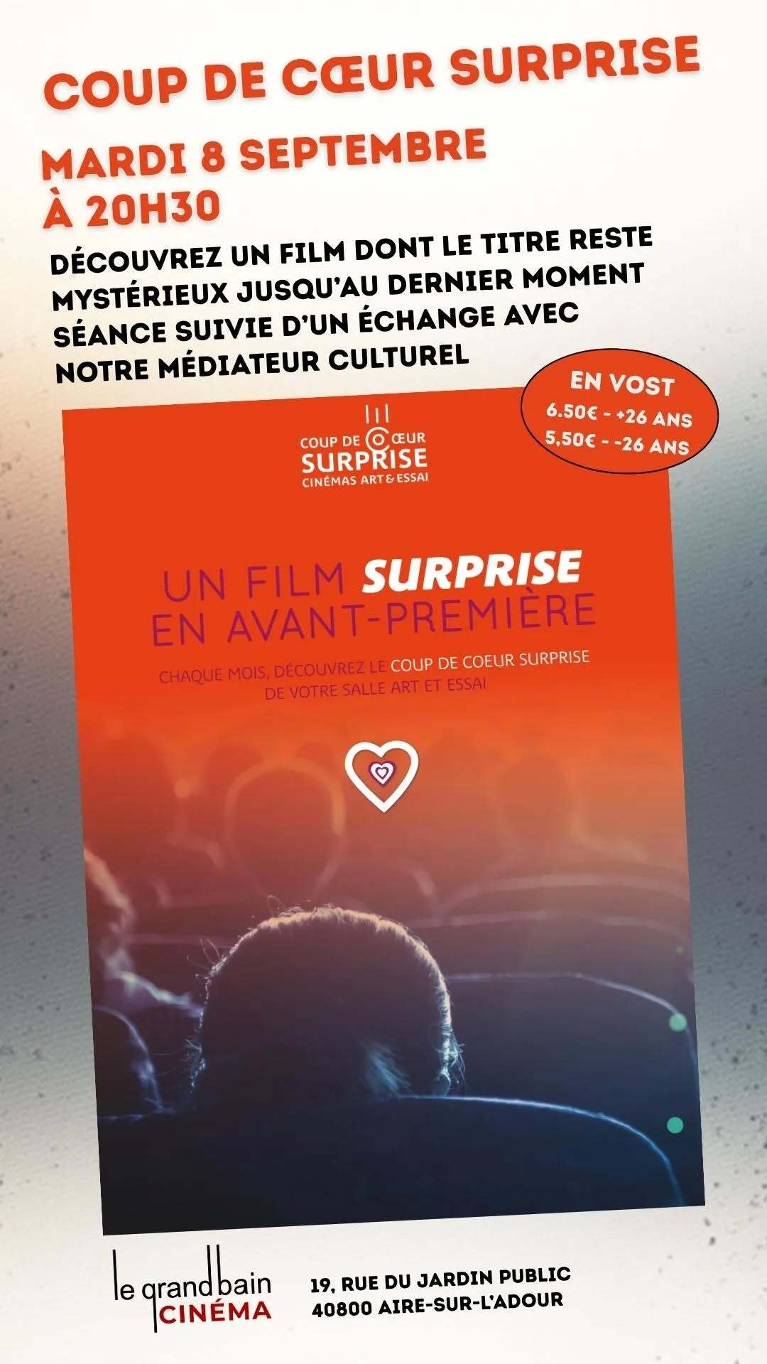 Coup de Coeur Surprise Au Grand Bain