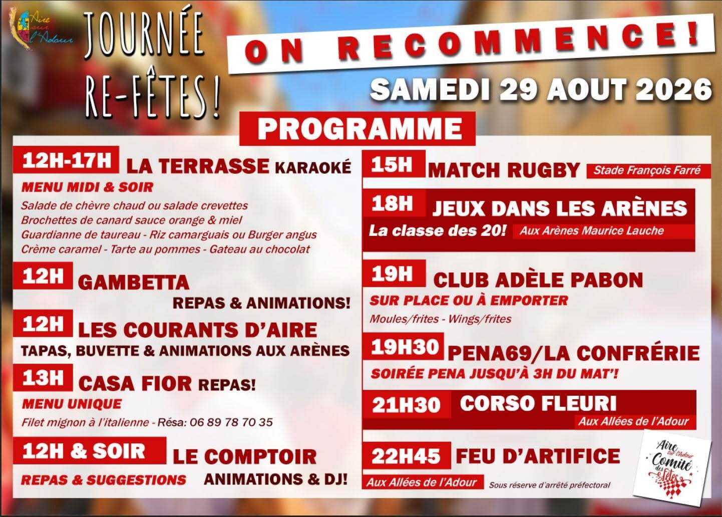Re-Fête d'Aire sur l'Adour