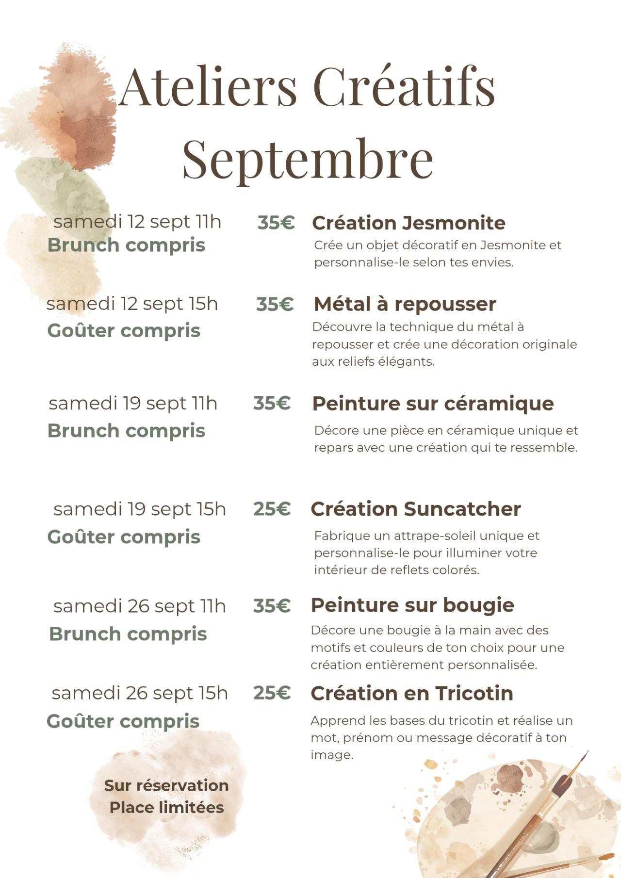 Atelier Création de Jesmonite & Brunch - Maiso ...