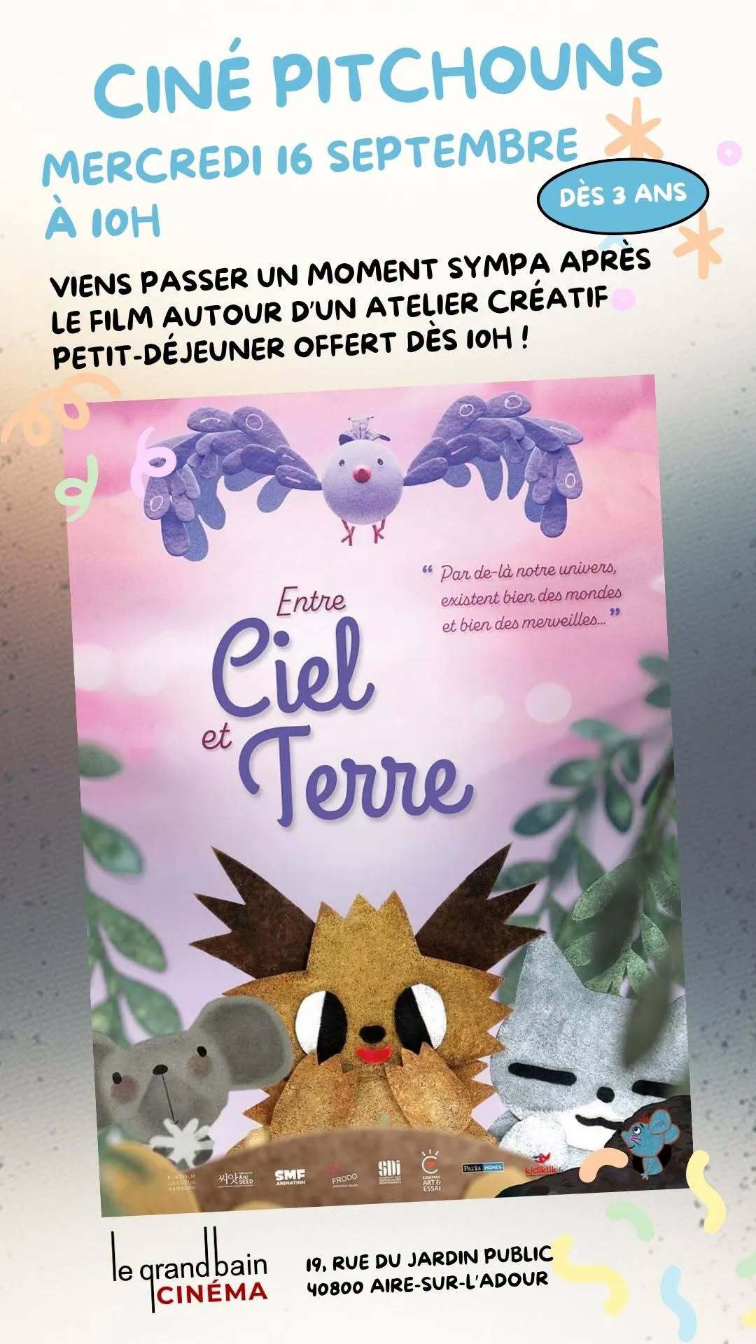 Ciné Pitchouns Au Grand Bain