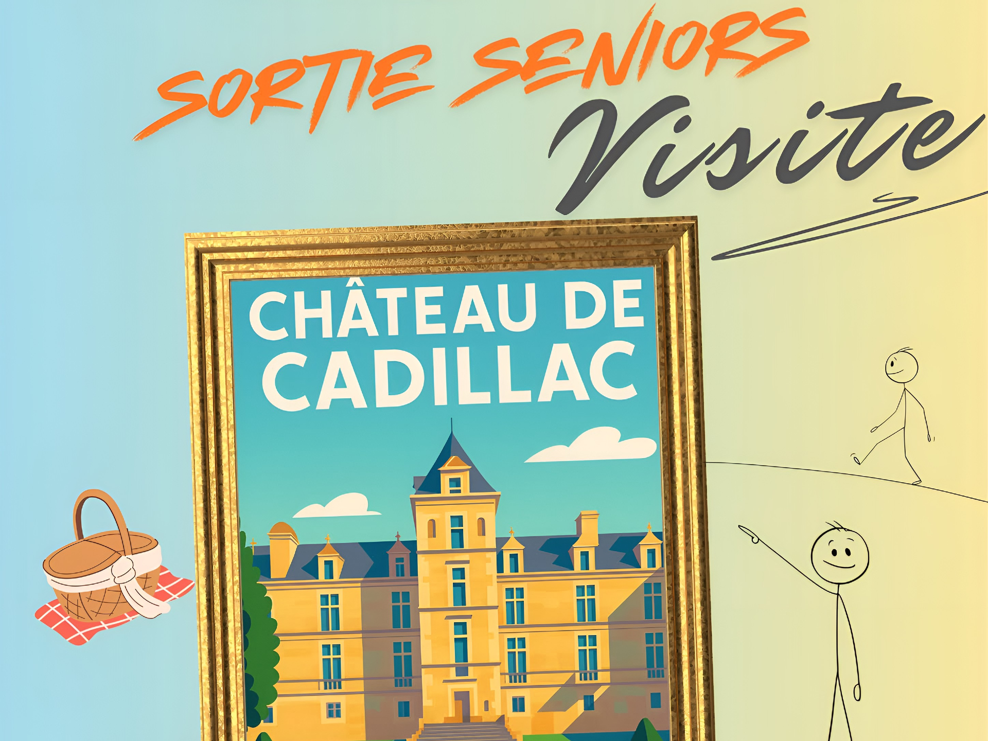 Sortie séniors : visite du château de Cadillac