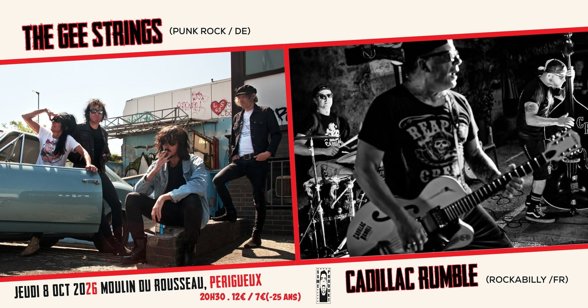 Some Produkt : Concerts The GeeStrings + Cadillac Rumble
