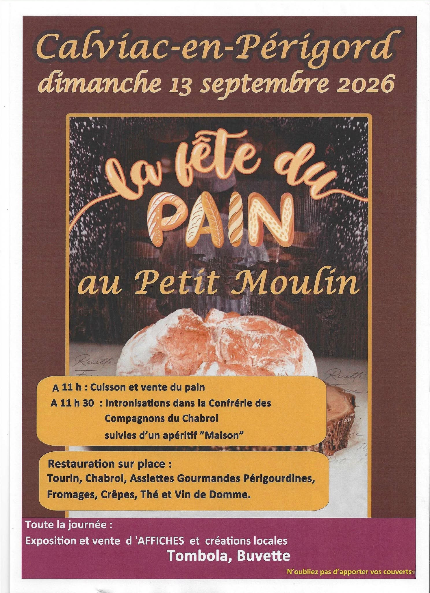 Fête du pain à Calviac-en-Périgord