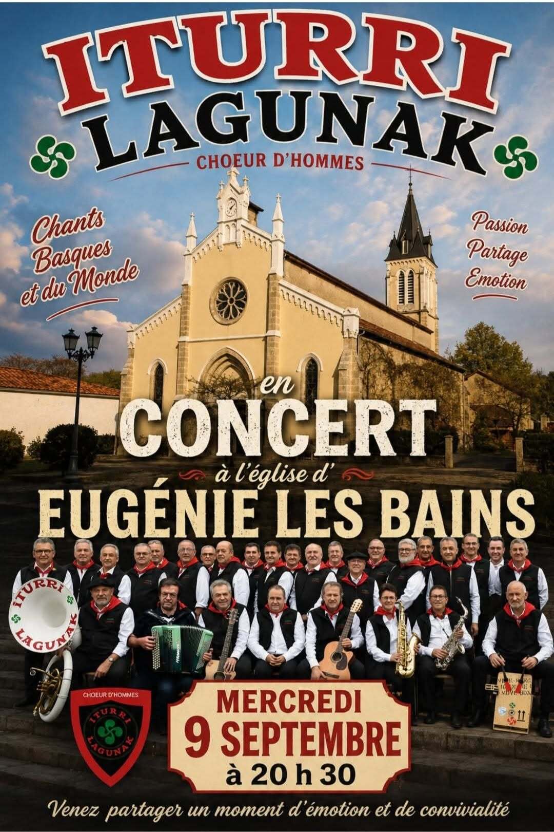 Concert animé par le Choeur d'Hommes Itturi La ...