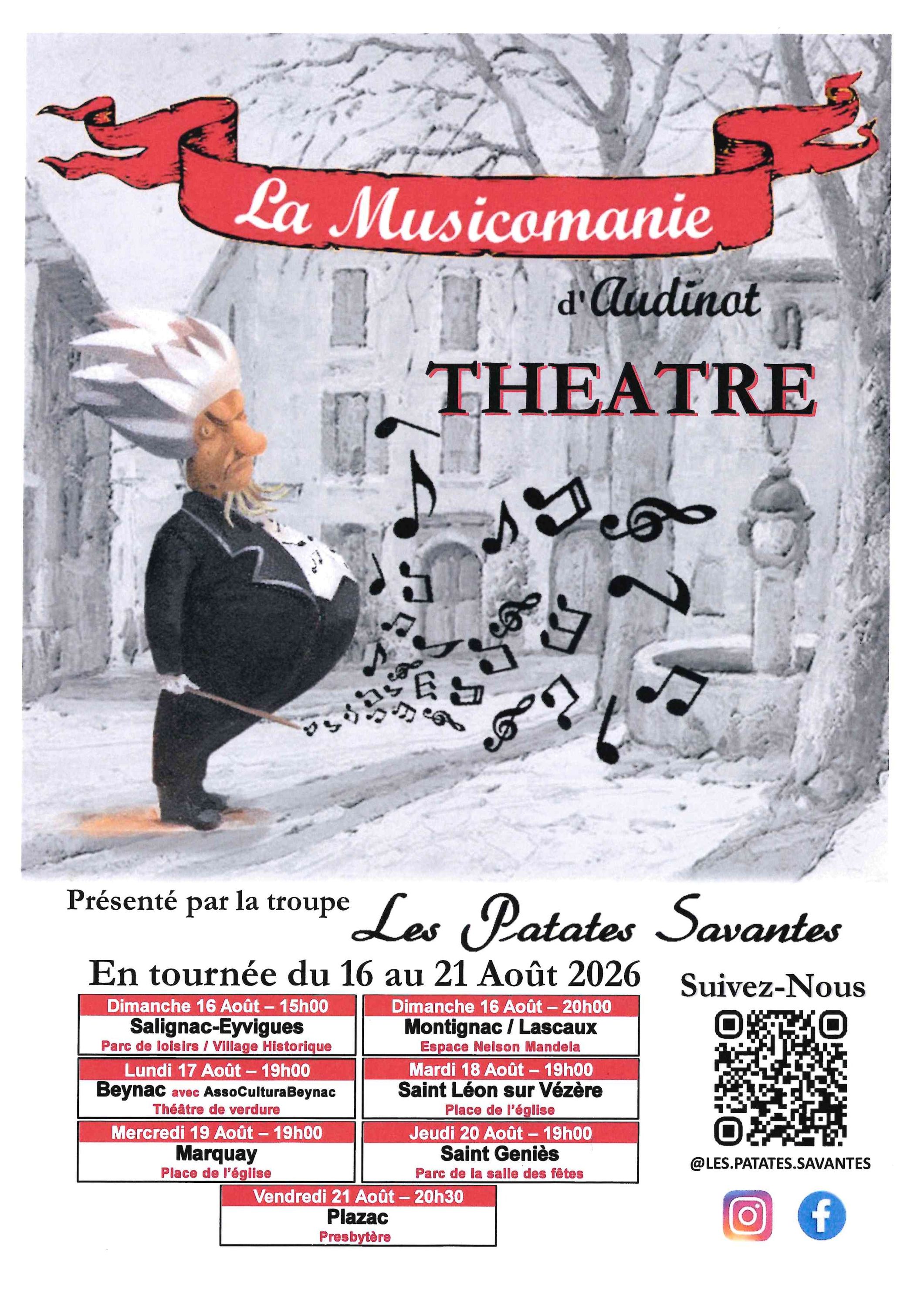 Théatre "La Musicomanie" d'Audinat