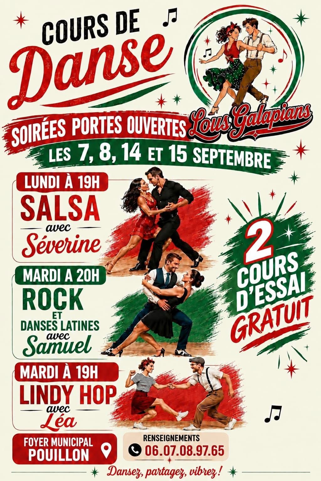 Portes ouvertes danse avec Lous Galapians