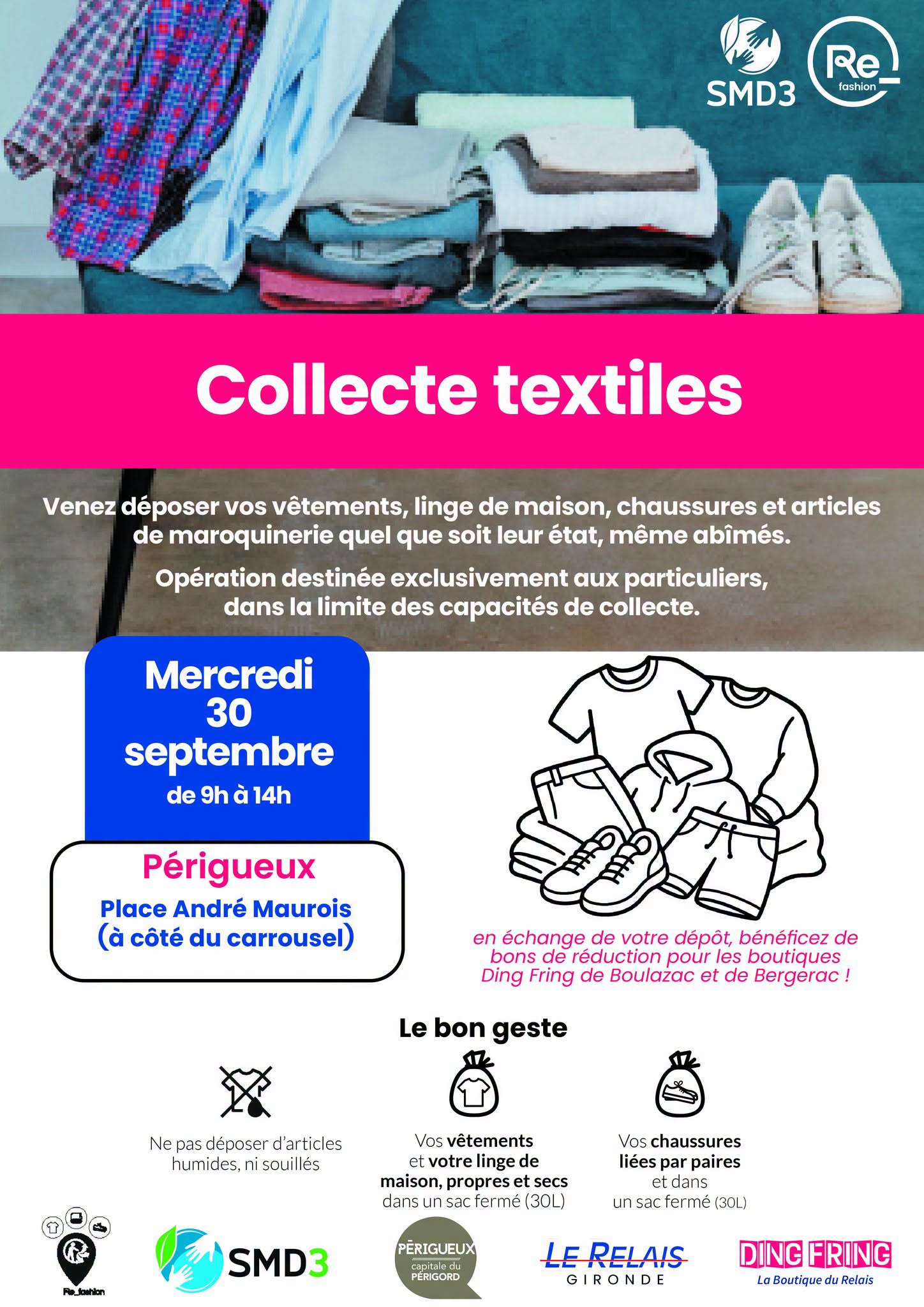 Collecte textiles