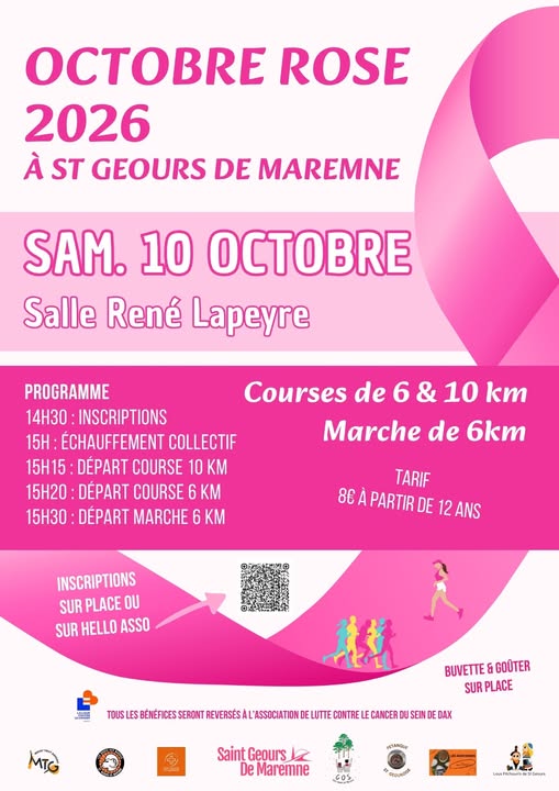 Octobre Rose à St Geours de Maremne