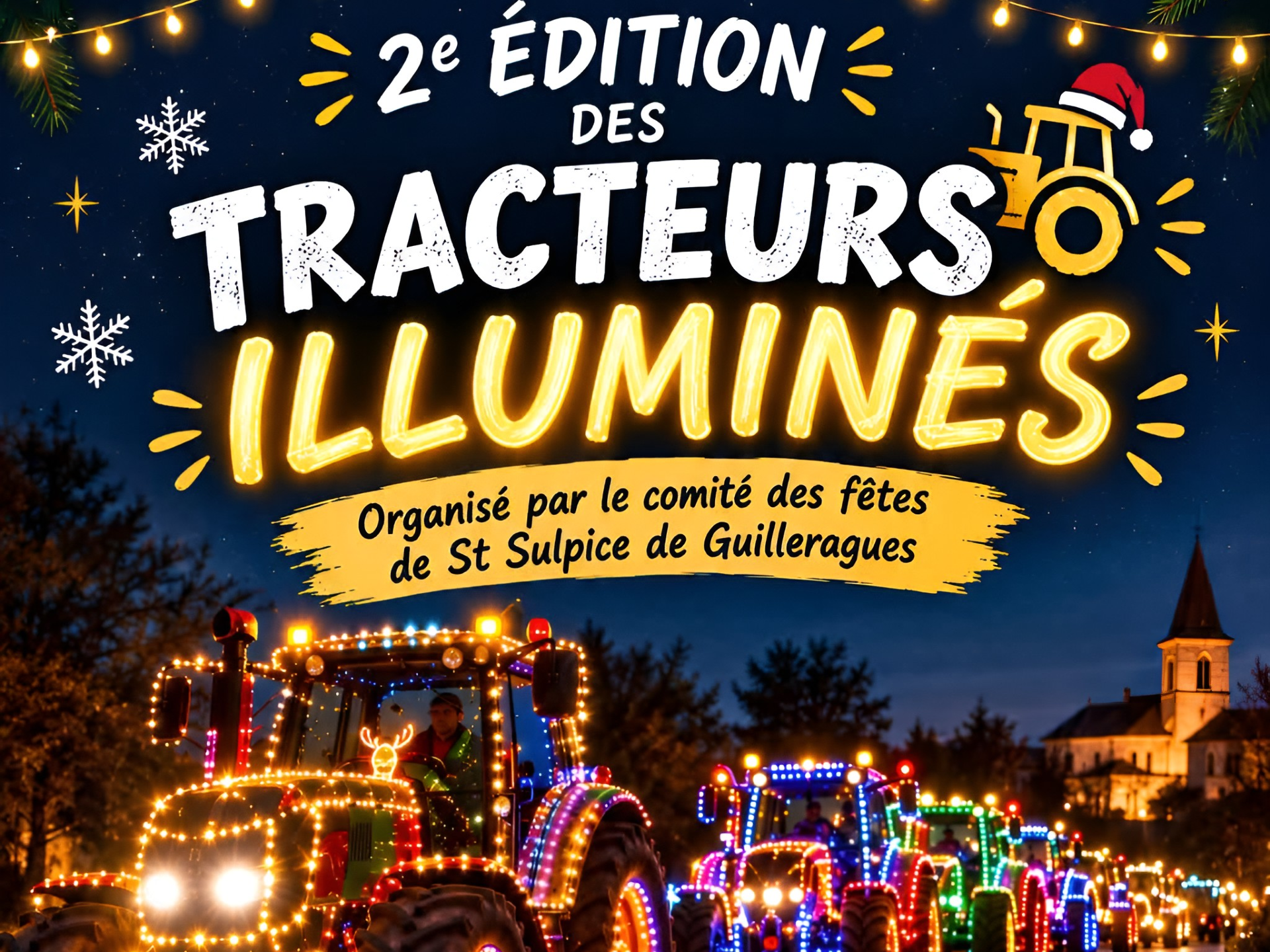 2ème édition des tracteurs illuminés