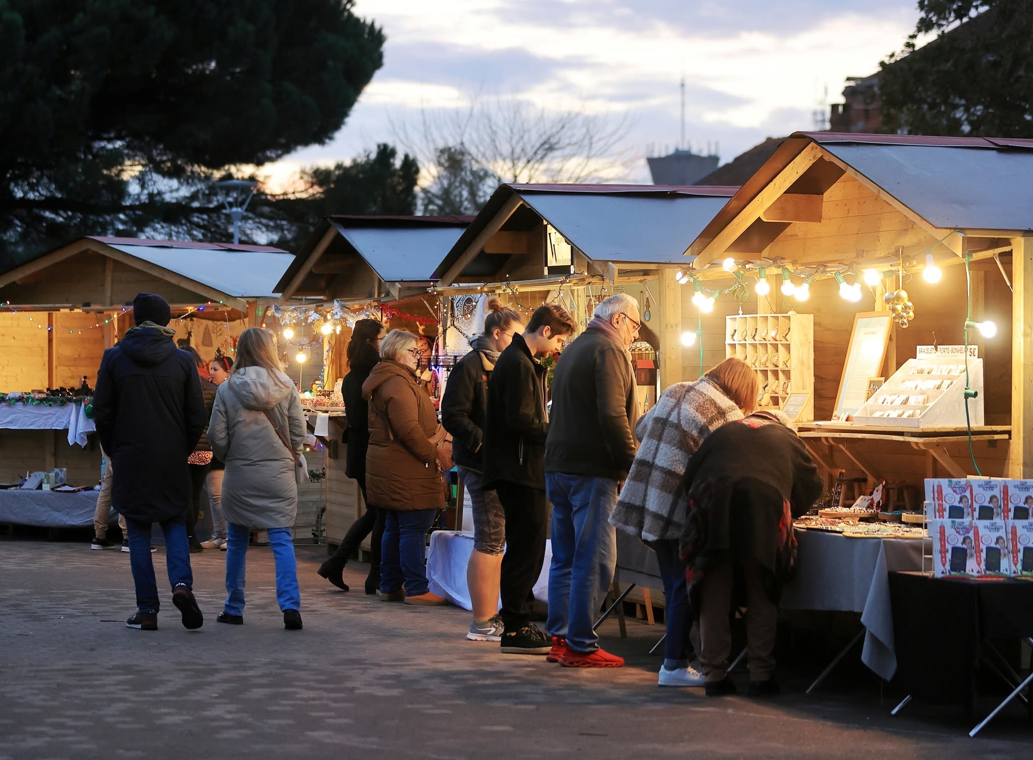 Marché de Noël à la plage 