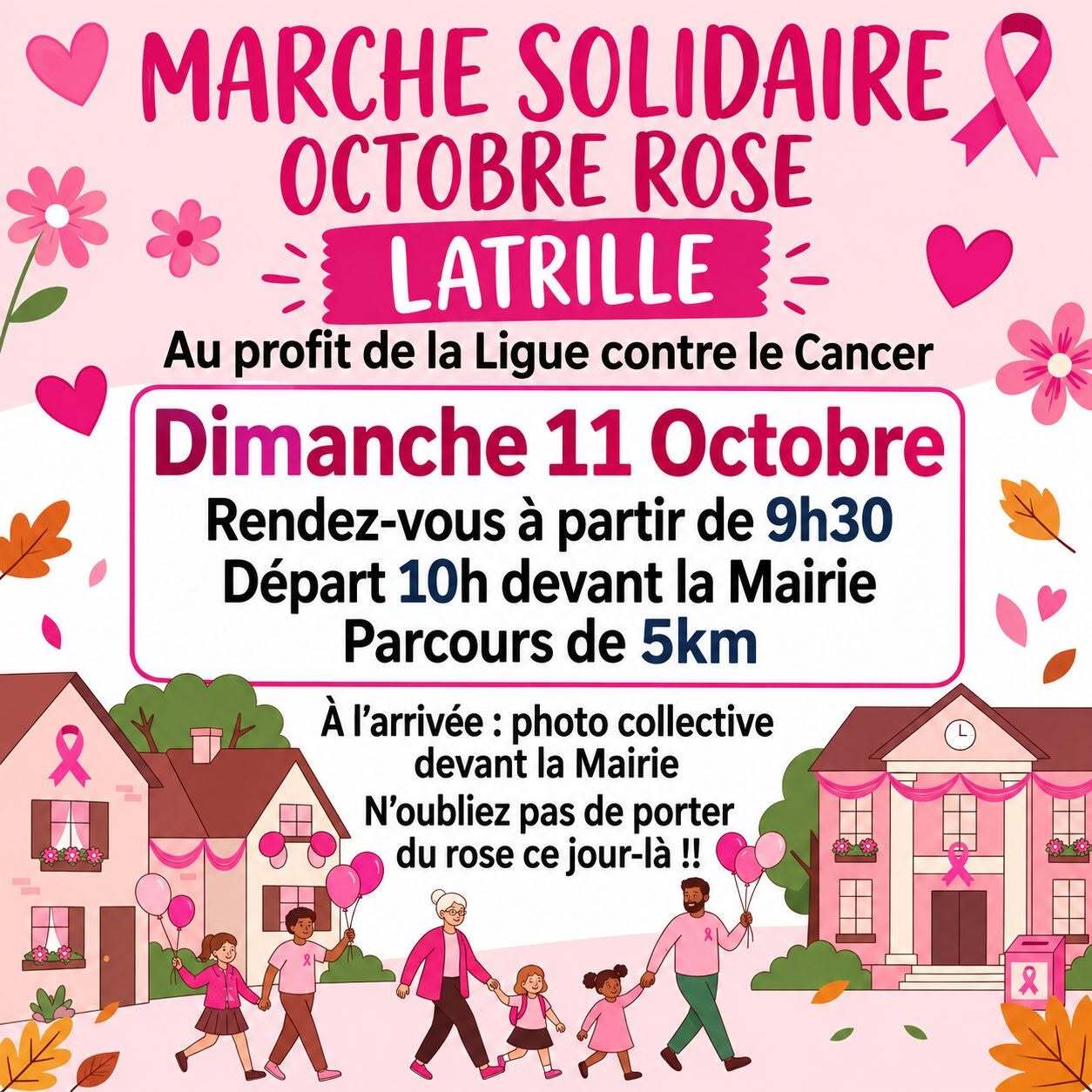 Marche solidaire Octobre Rose