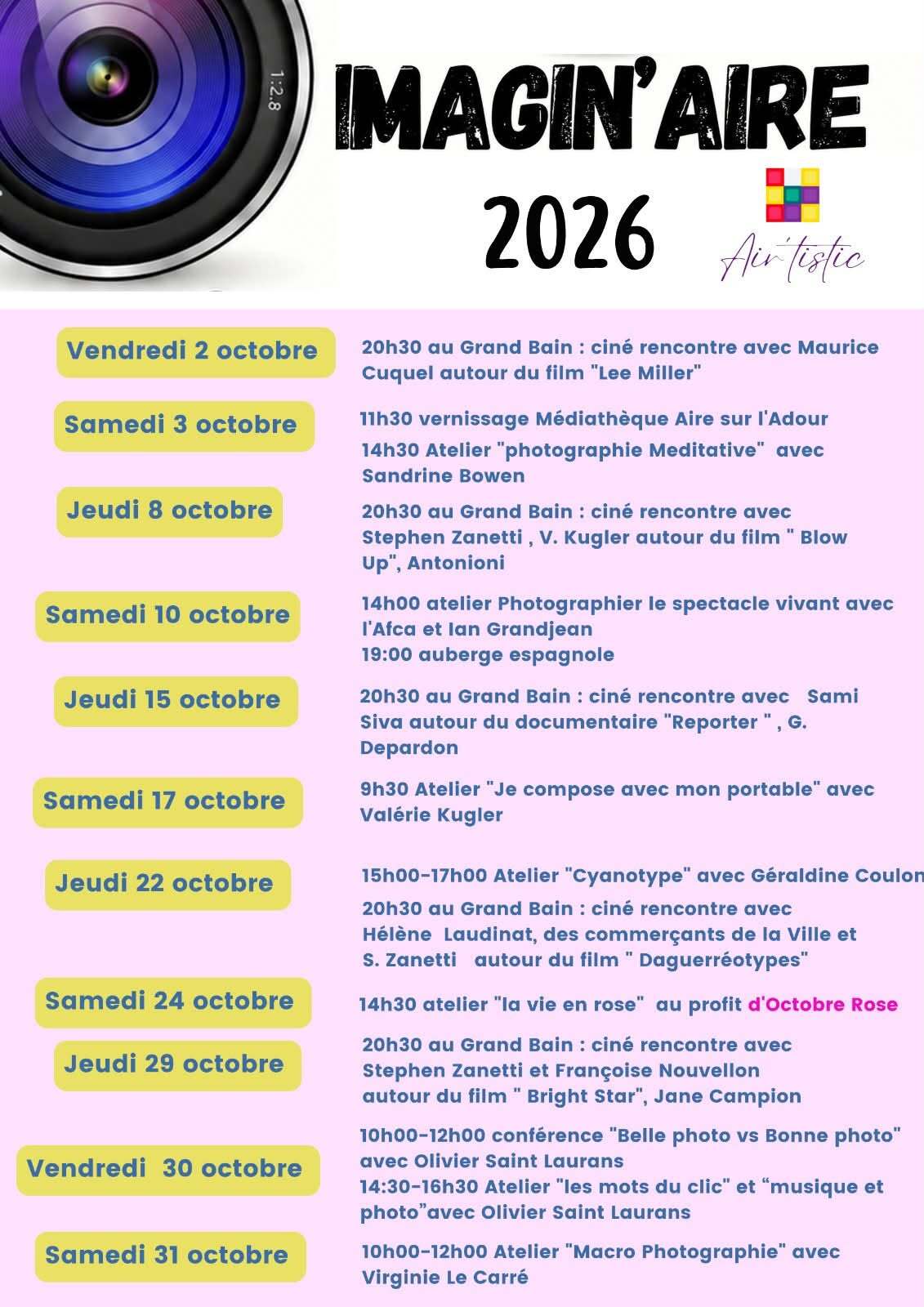 Festival Imagin'Aire : atelier photo "Je compose avec mon portable"