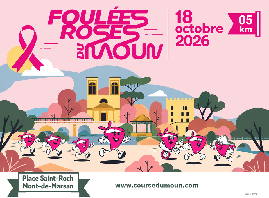 Les foulées roses du Moun