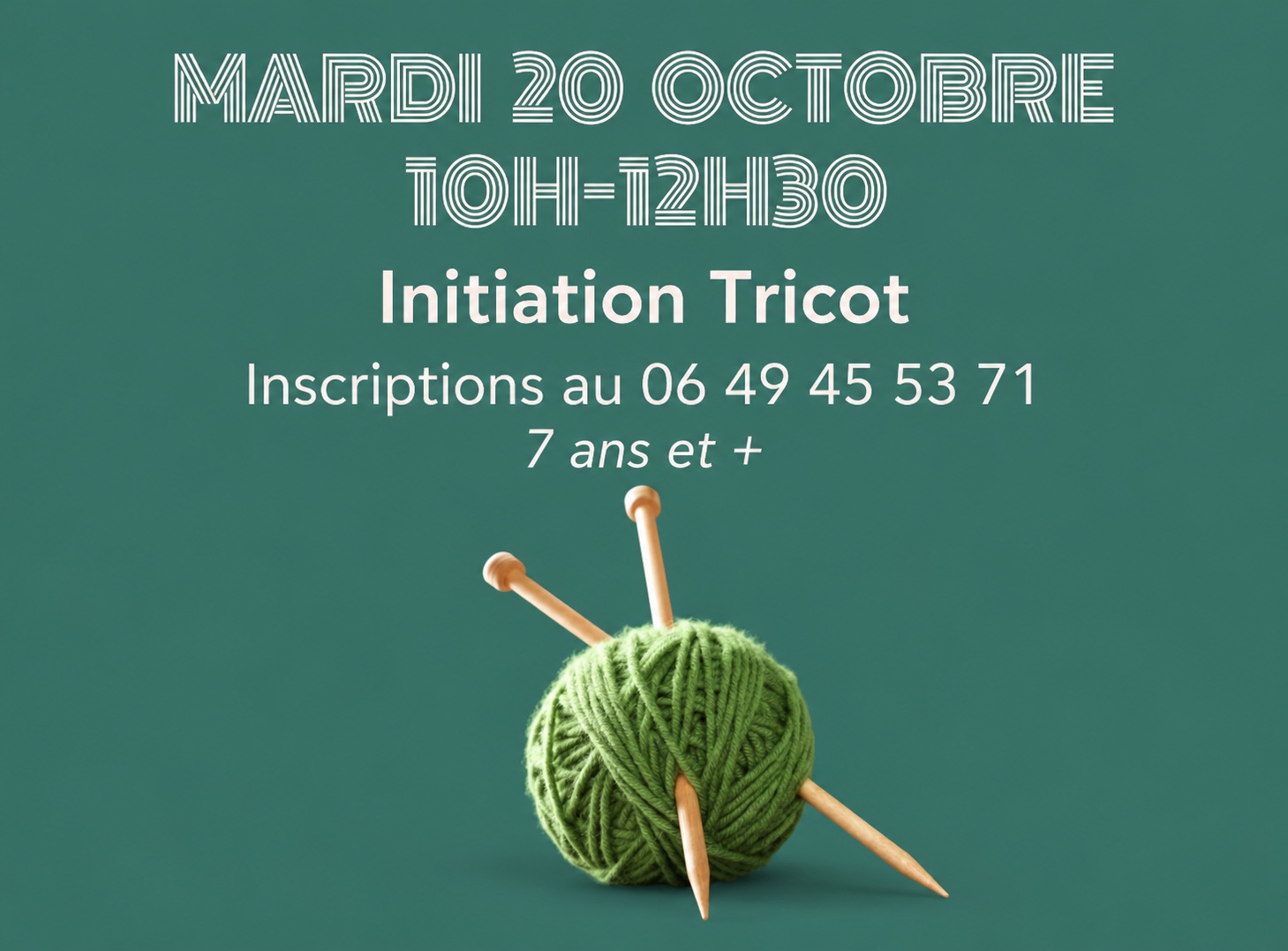Initiation tricot