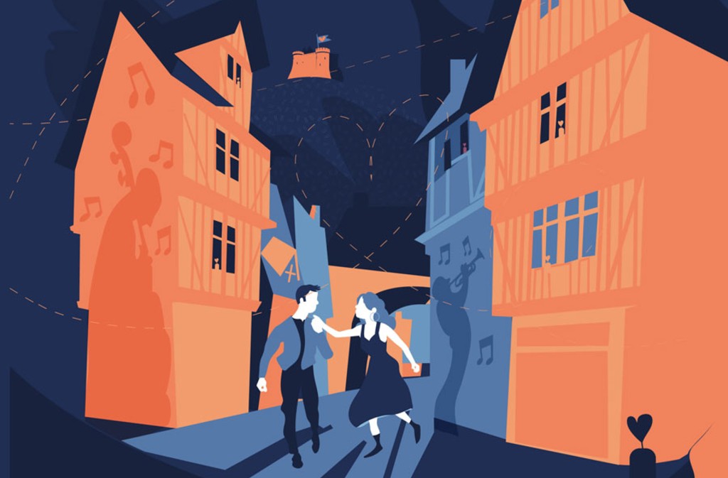 La nuit romantique des plus beaux villages de  ...