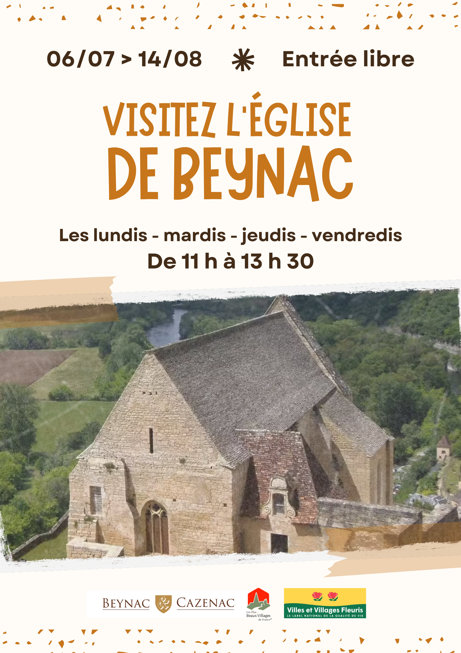 Visite de l'Eglise de Beynac