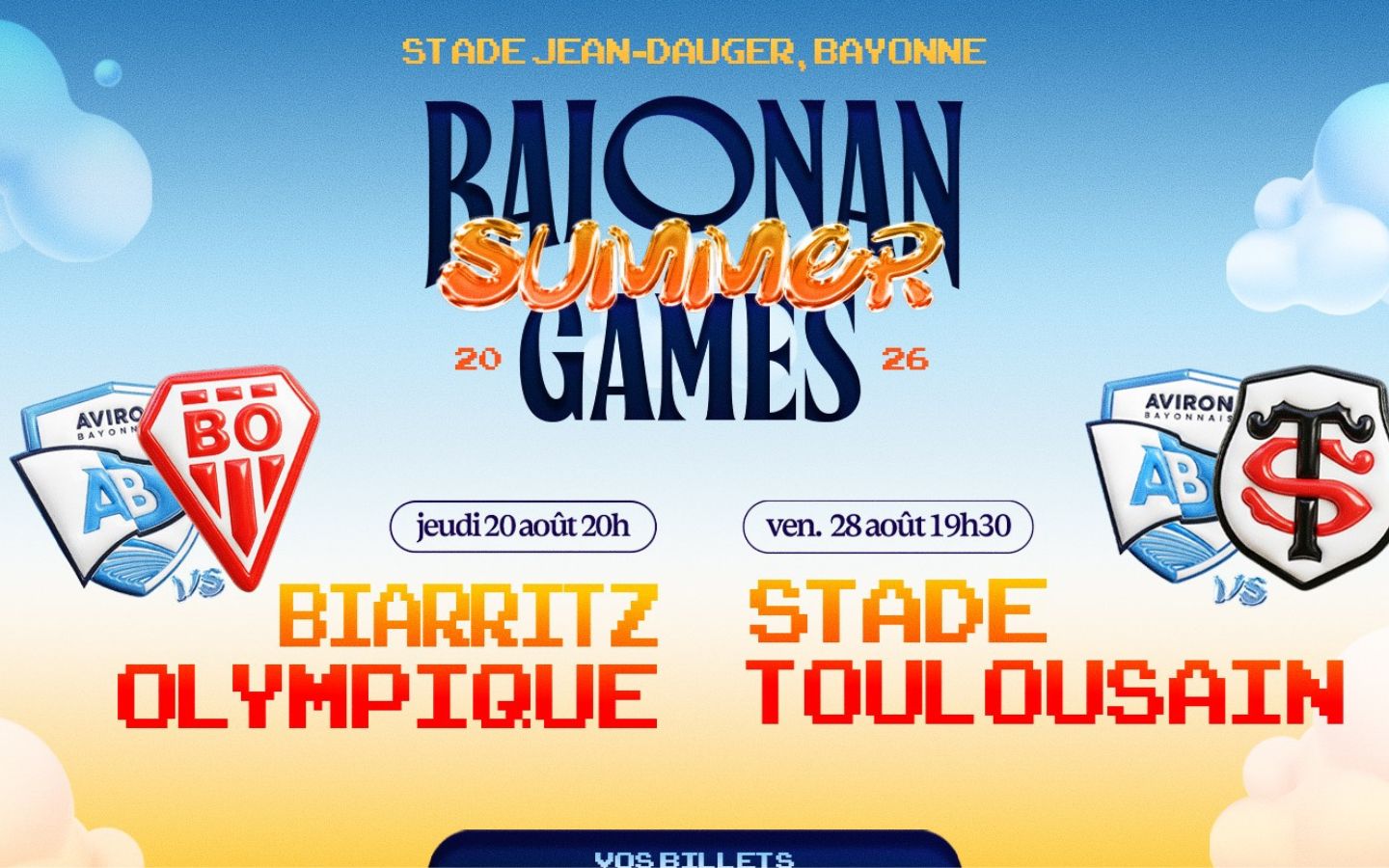 Match amical Aviron Bayonnais VS Biarritz Olym ...