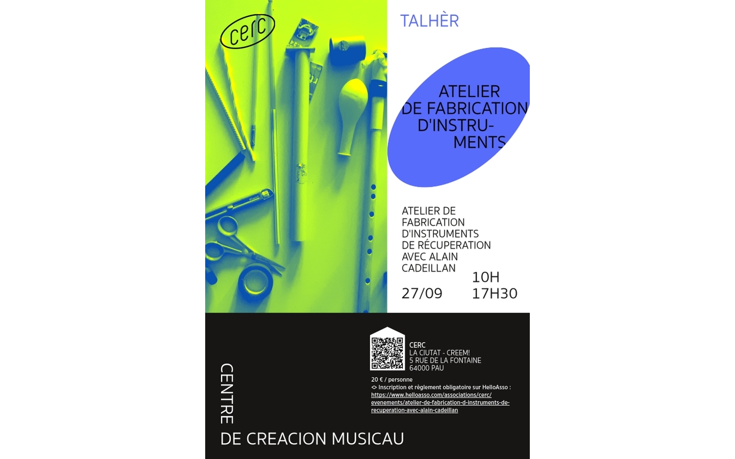 Atelier de fabrication d'instruments de récupé ...