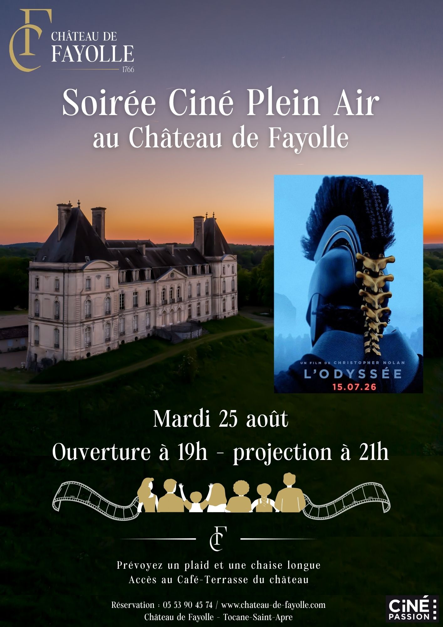 Cinéma en plein air : L'Odyssée