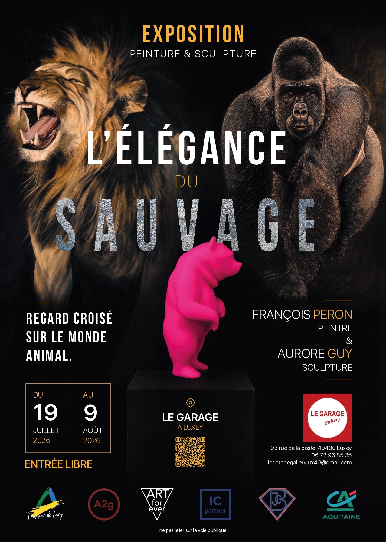 EXPOSITION au Garage gallery Luxey, Aurore GUY ...
