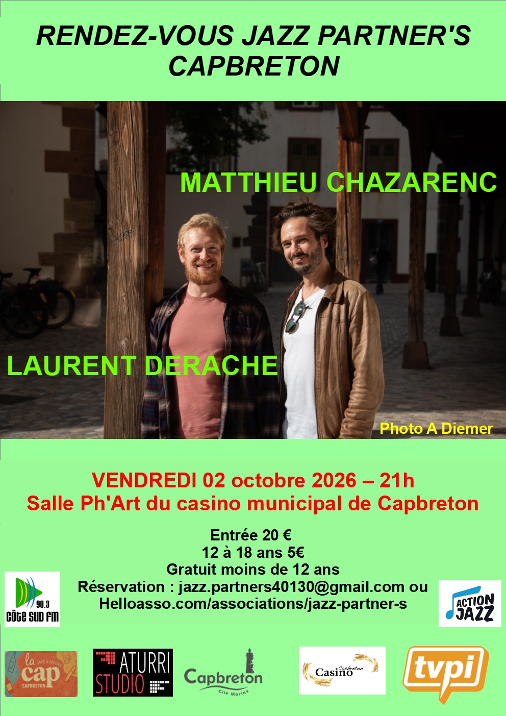 Jazz Partner's : Matthieu CHAZARENC / Laurent  DERACHE 
