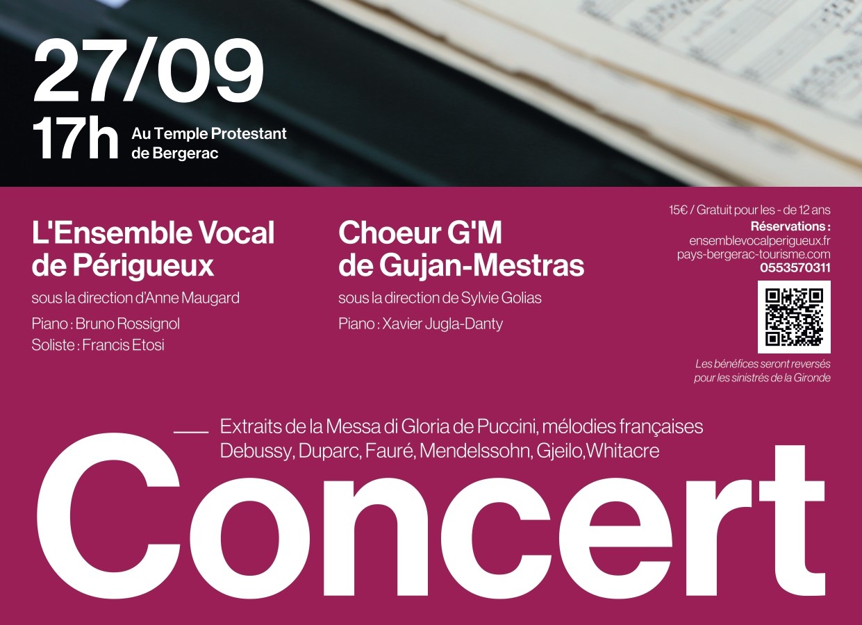 Concert | Ensemble vocal de Périgueux et Choeu ...