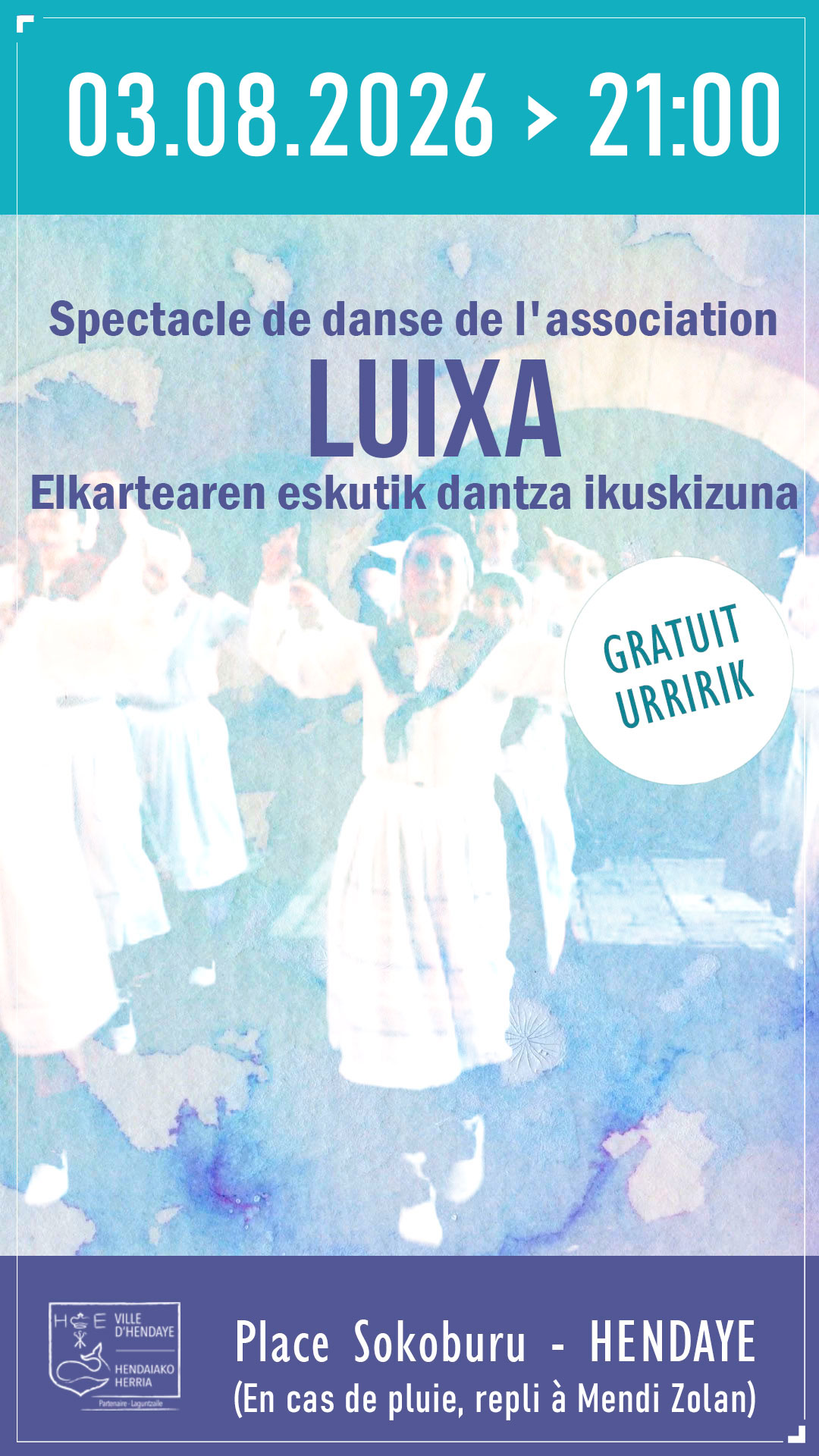 Spectacle de danses basques avec Luixa