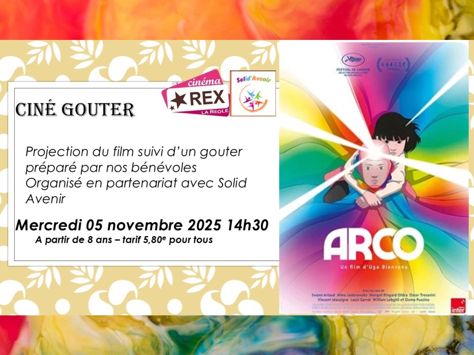 Ciné gouter : ARCO
