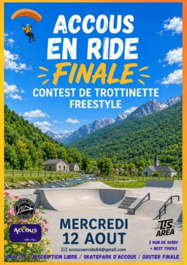 Accous en ride - finale contest de trottinette ...