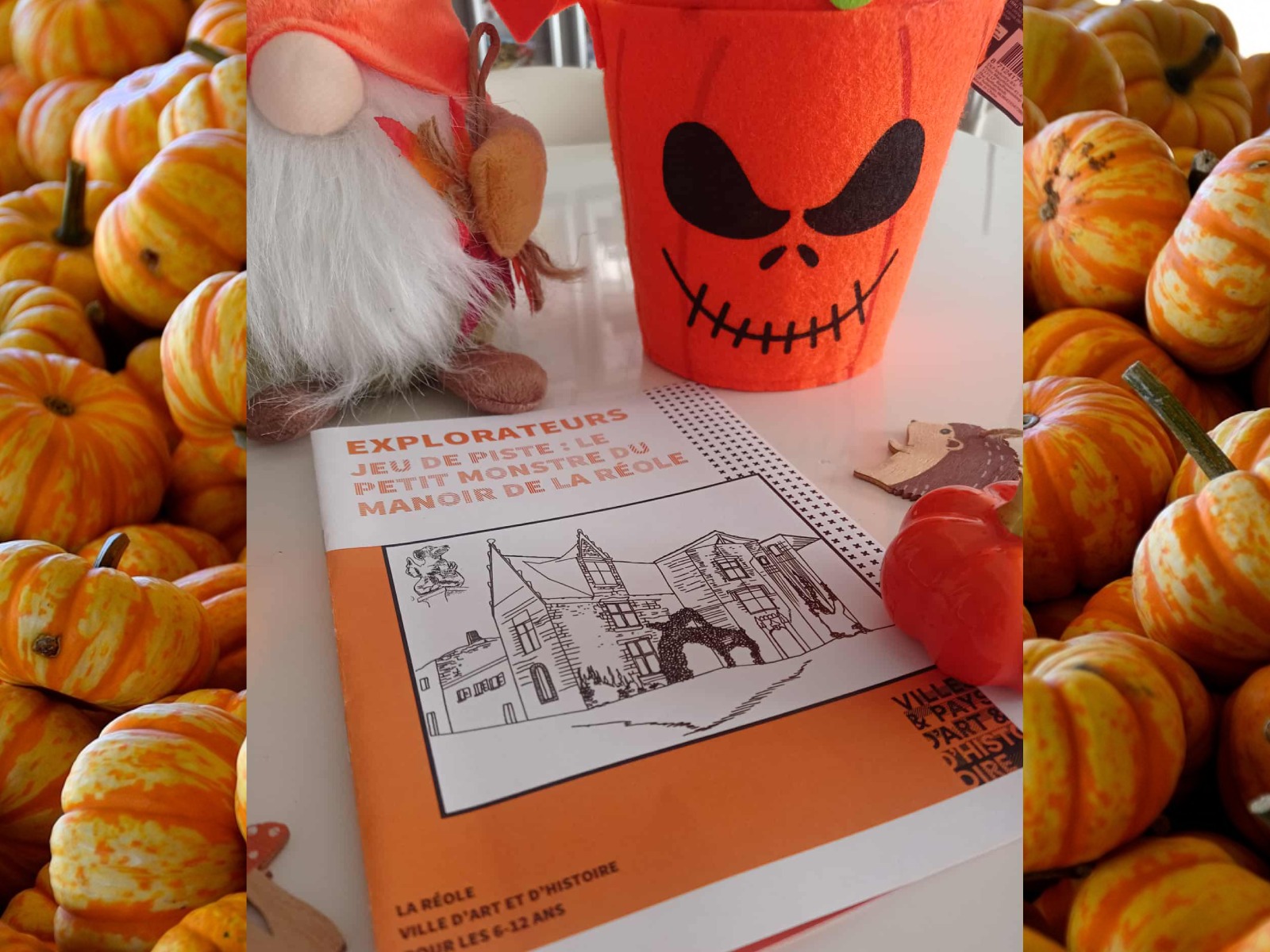 Jeu de piste d'Halloween : Le petit monstre du manoir de La Réole