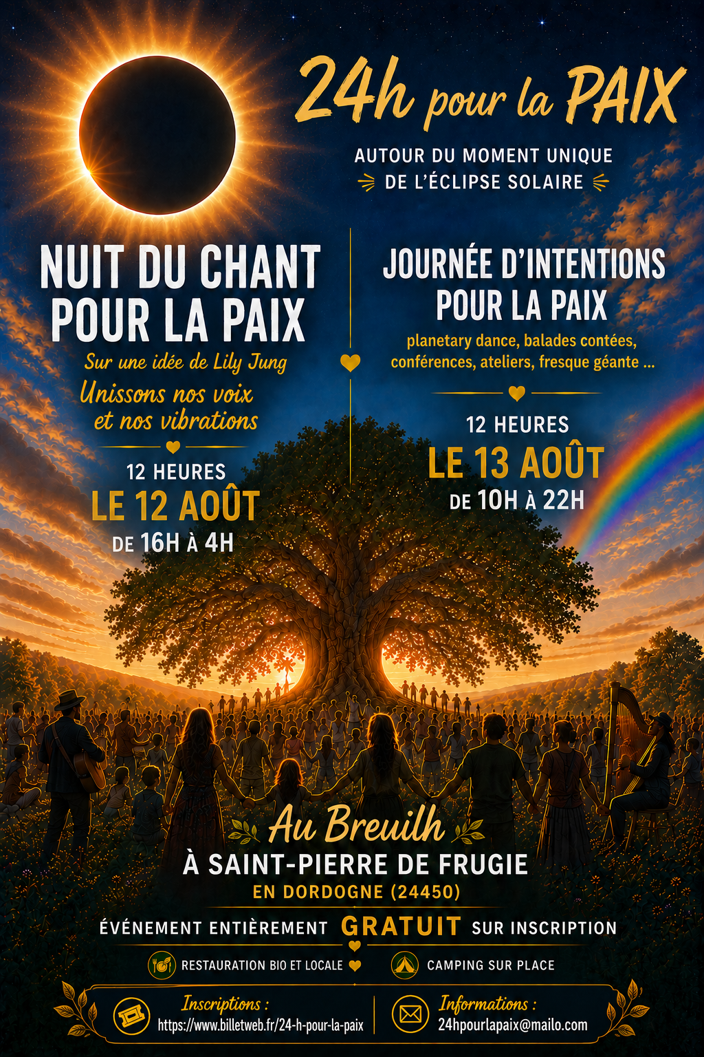 Journée d'intentions pour la paix